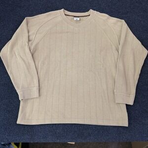 Columbia XCO Sweater Mens XL Beige V Neck‎ Long Sleeve Knit Pullover Casual